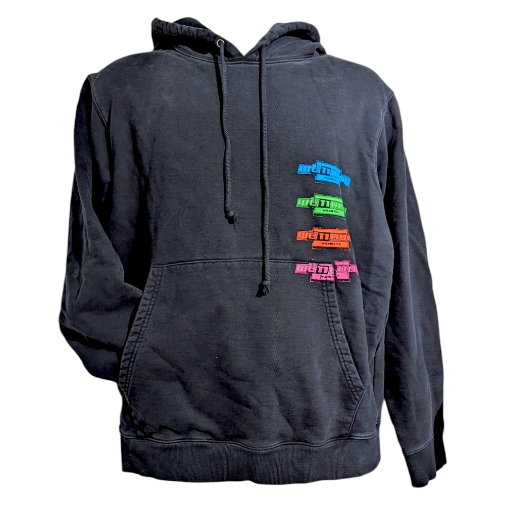 WE11DONE Men's HOODIE "Homesick" 2015 Size Large Distressed Vintage VTG Inspired - Picture 2 of 10